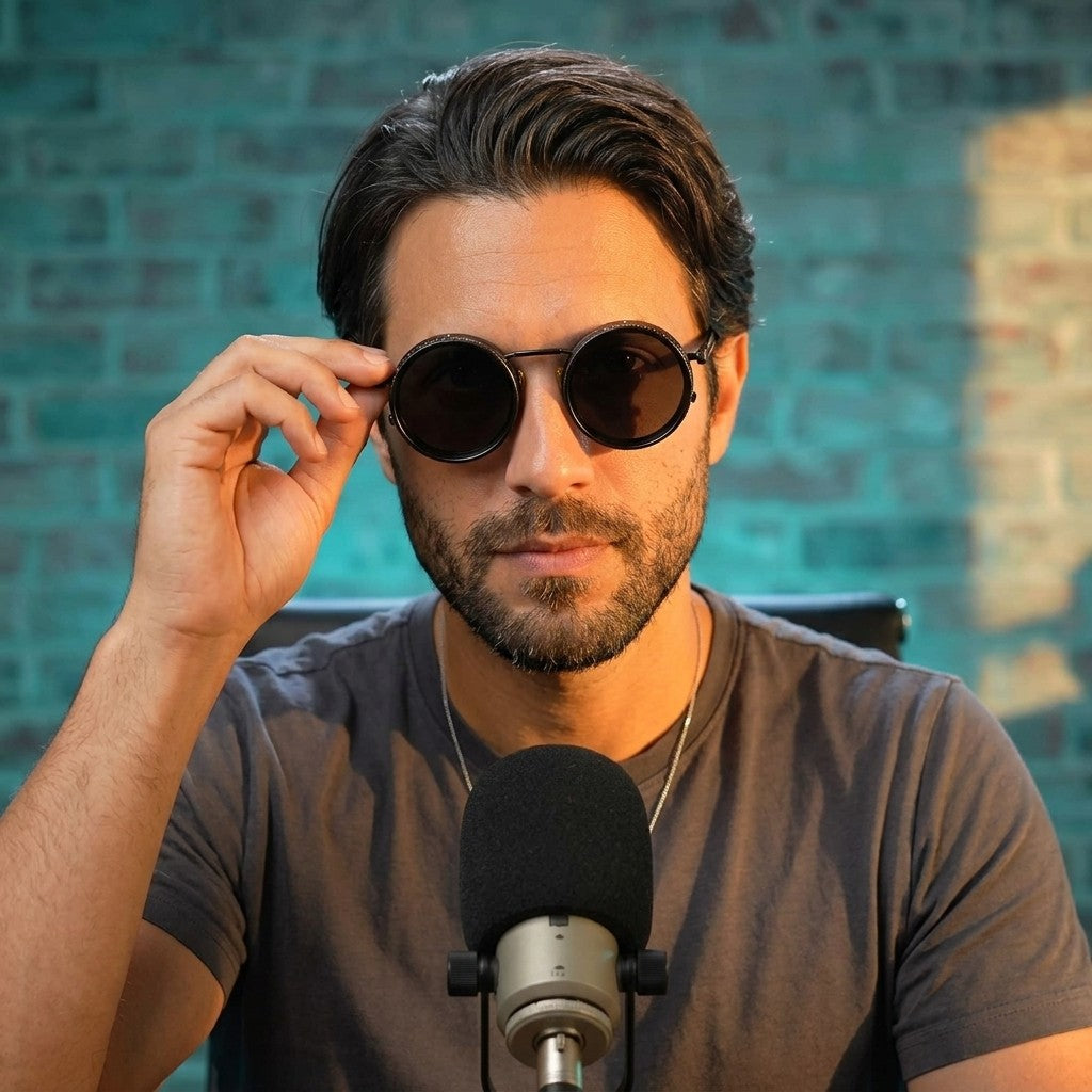 Luméra Adjustable Polarized Round Sunglasses