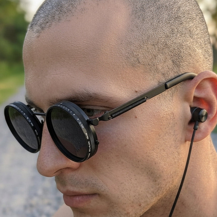Luméra Adjustable Polarized Round Sunglasses